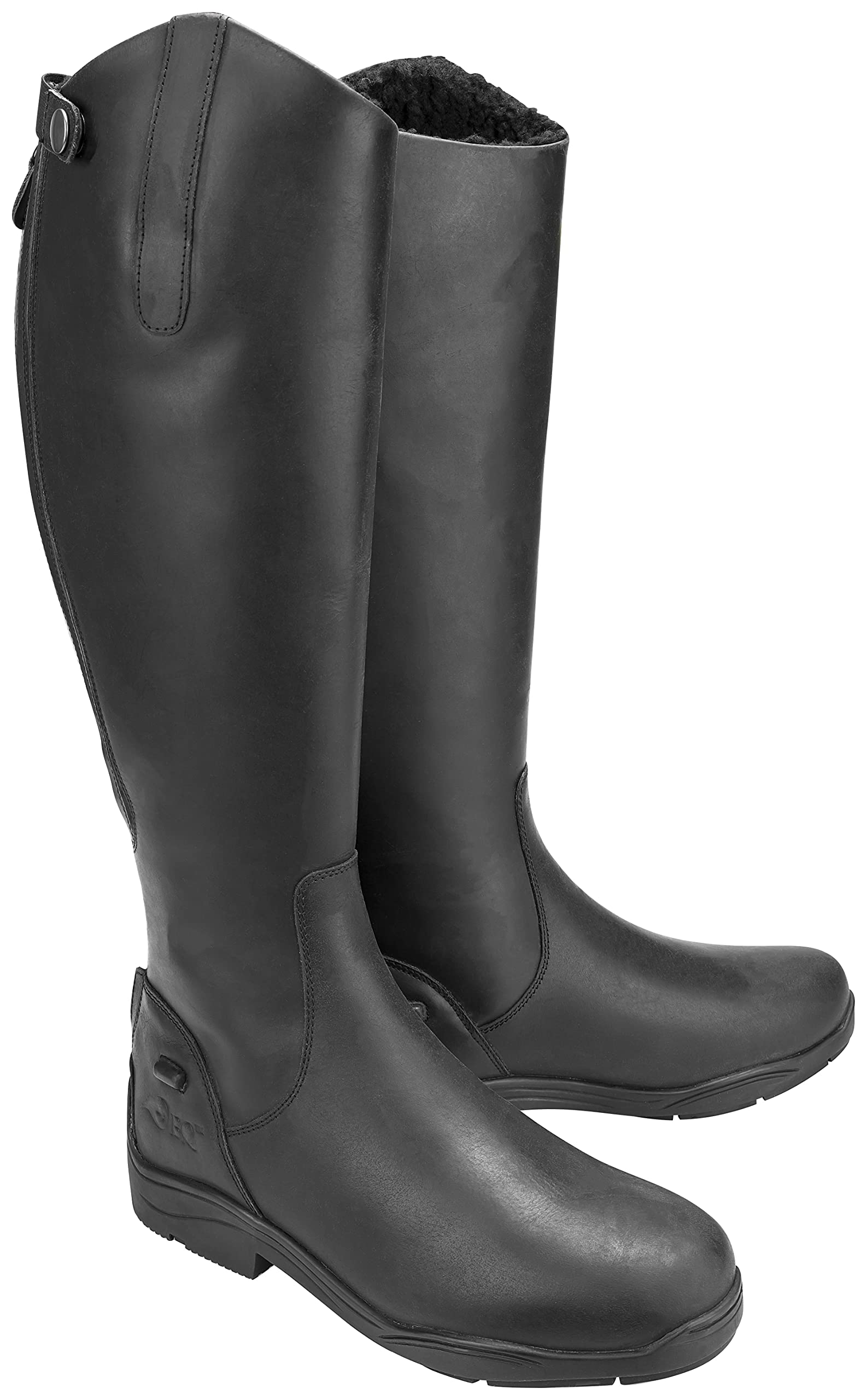 OEQ Women's Fleece Lined Winter Tall Boots - Warm Waterproof Snow Boots for Cold Weather, Hiking, and Outdoor Activities