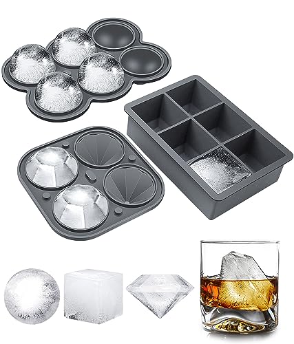 3Pack Multiple Shapes-Grey