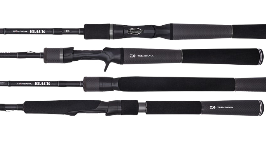 Daiwa 20 TD Black Baitcaster Fishing Rod - High Performance Casting Rod for Bass, Walleye & Freshwater Fishing - Perfect for Shore Fishing & Boat Angling