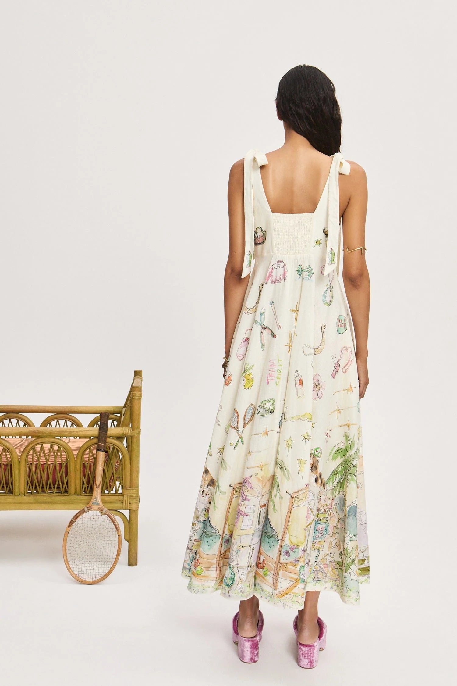 ANOUK Women's Ballet Sundress - Flowy Summer Dress for Beach, Vacation & Casual Wear | Lightweight & Comfortable
