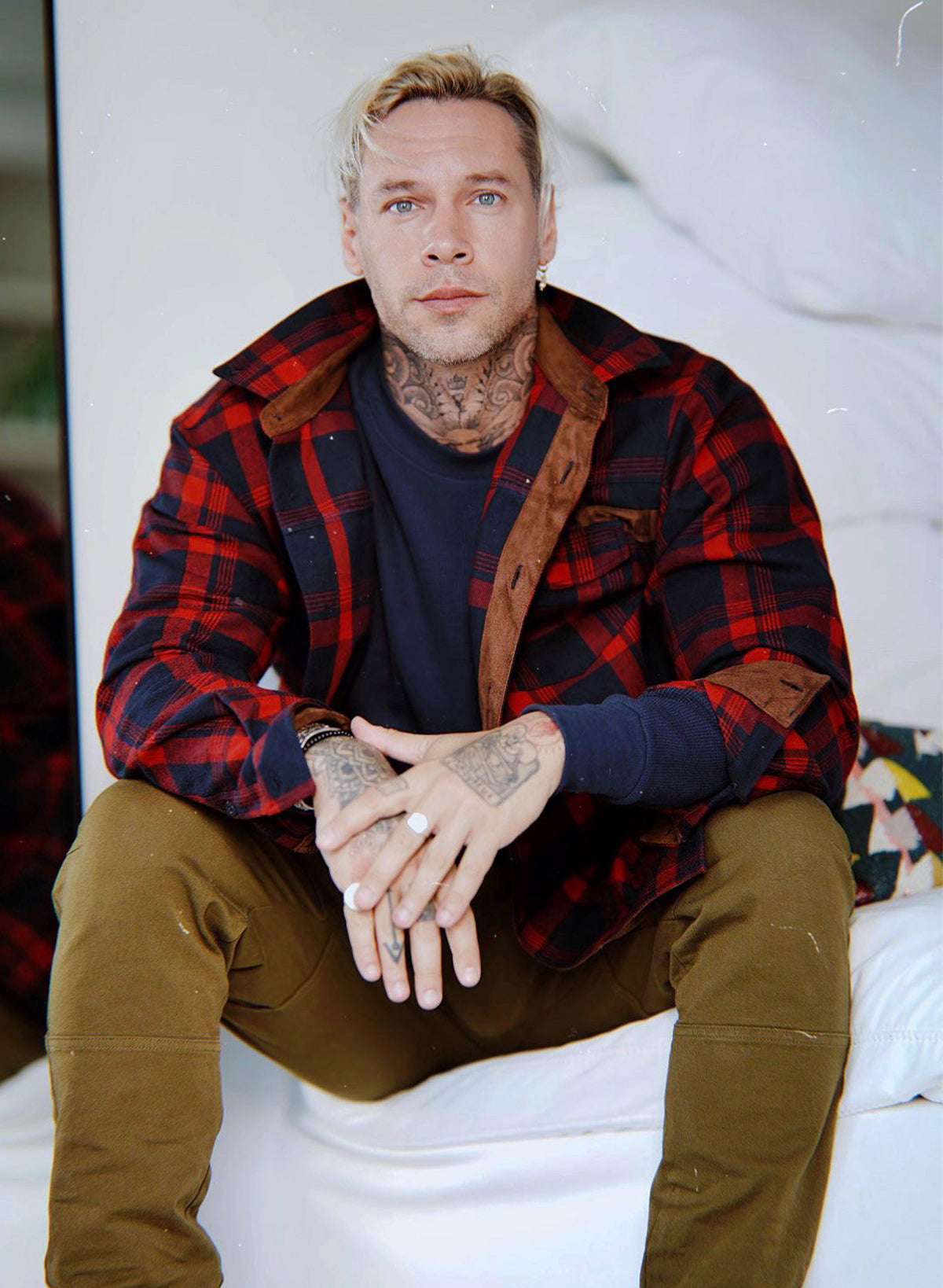 Men's Forever Flannel Shirt - Classic Red Plaid for Casual & Outdoor Wear - Perfect for Fall, Winter & Layering