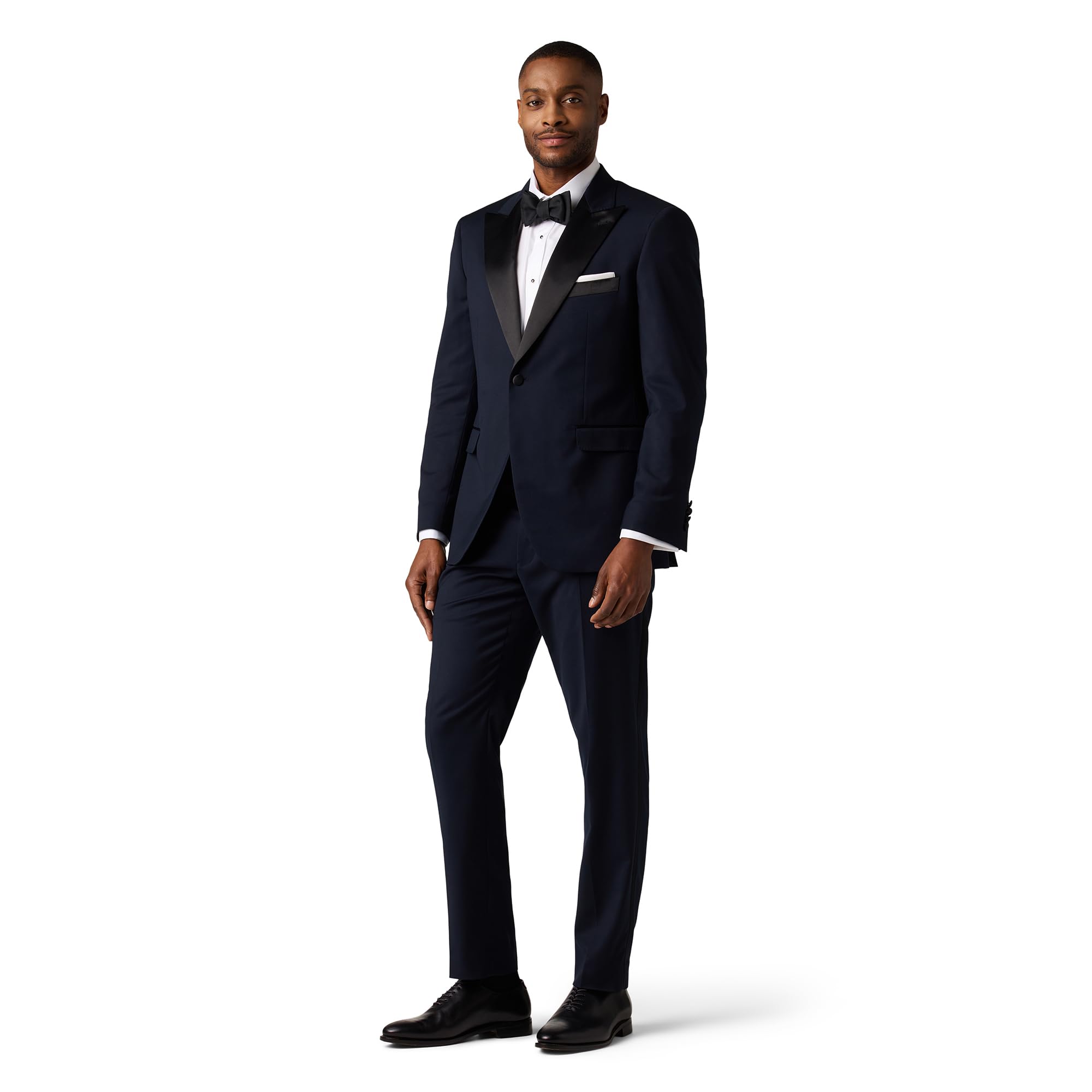 Premium Men's Tuxedo Suit - Tailored Fit Formal Wear for Weddings, Prom & Black Tie Events | Elegant Slim Fit Tuxedo Jacket & Pants Set | High Quality Menswear for Special Occasions
