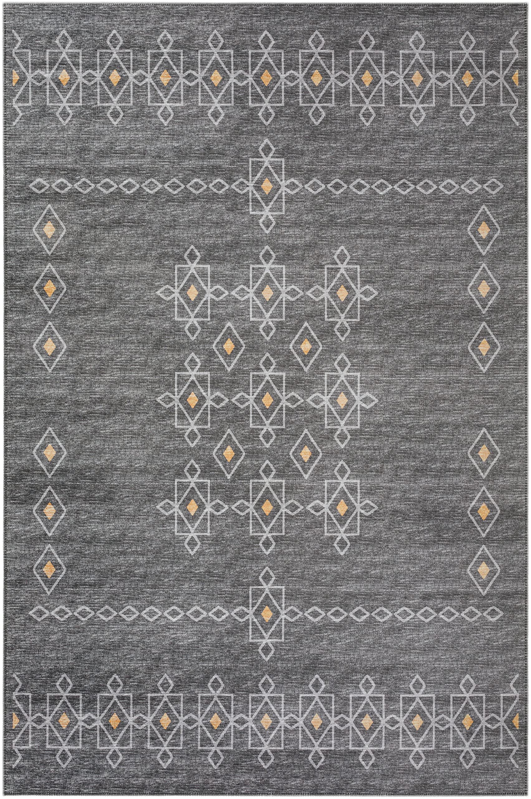 Addison Rugs Yuma AYU33 Gray 9' x 12' Area Rug - Soft Modern Living Room Carpet for Home Decor, Bedroom, Office | Durable & Stylish Floor Covering