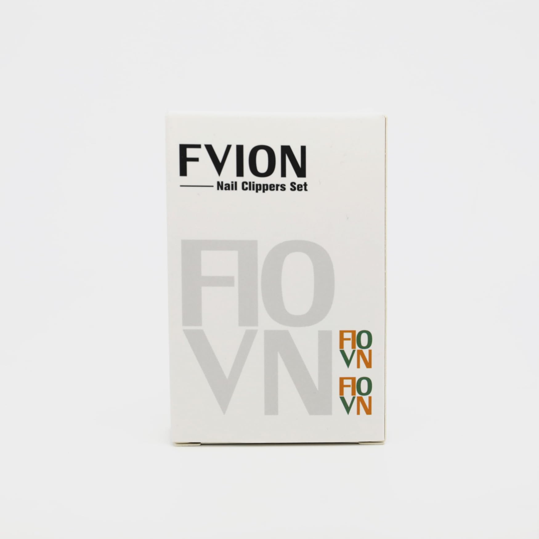 Premium Stainless Steel Nail Clippers Set for Men & Women - FVION Professional Fingernail & Toenail Clippers with Nail File for Thick Nails - Perfect for Home, Travel & Grooming Kits - Includes Gift Box