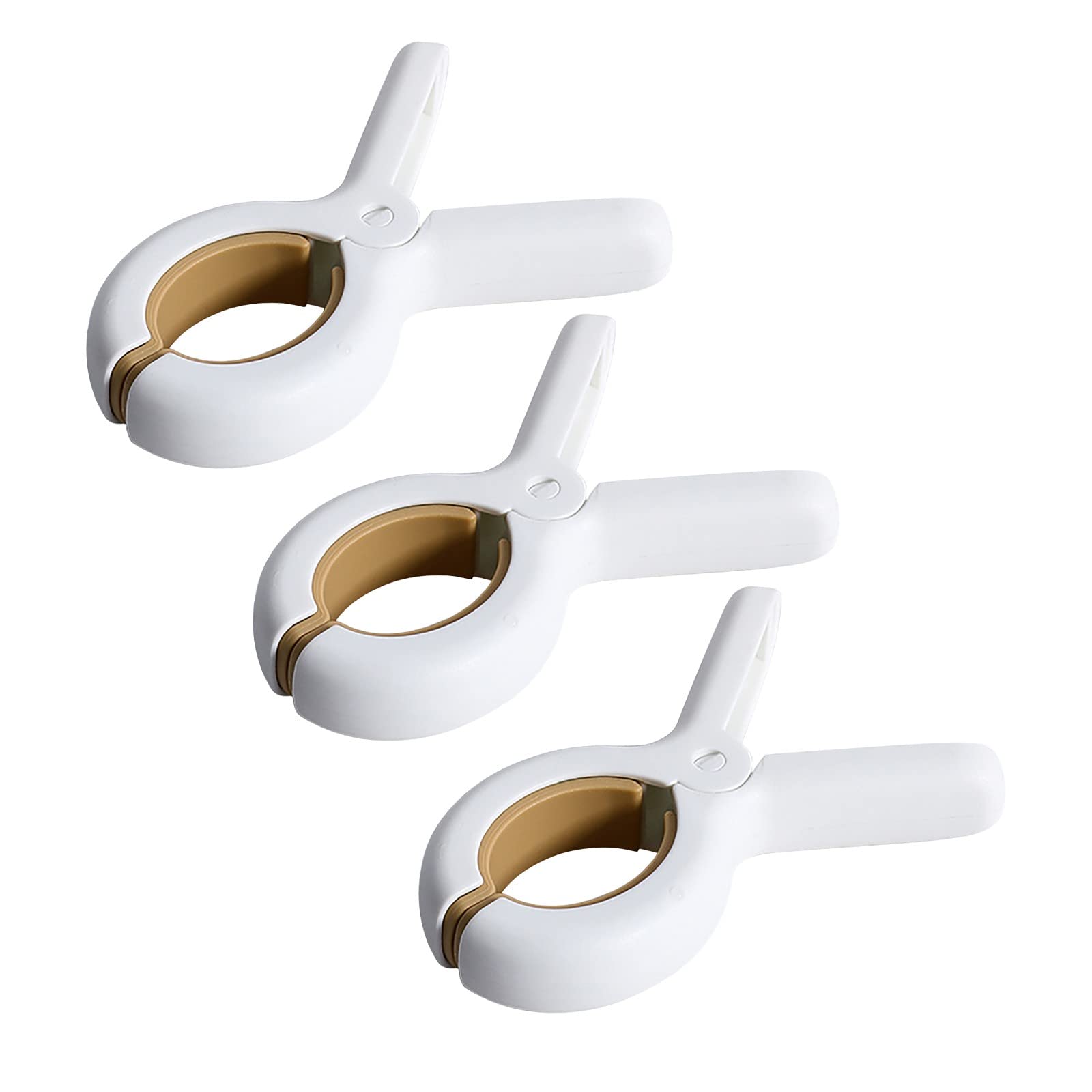 **Boddenly Windproof Plastic Clips for Clothes, Sheets & Towels – Heavy-Duty Drying Pins for Beach, Laundry & Household Use – White (One Size)**    *(Ideal for securing clothes on windy days, hanging beach towels, organizing laundry, and fixing bed sheets at home.)*
