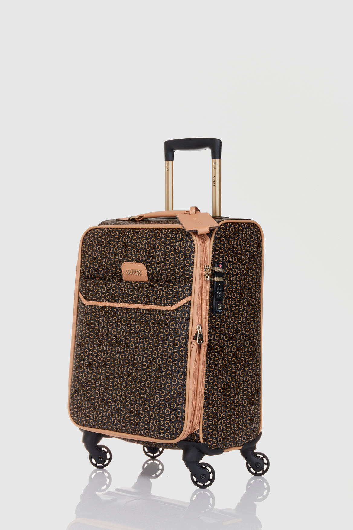 Elisa 53cm Carry On Suitcase - Lightweight Hardshell Luggage with Spinner Wheels for Air Travel, Business Trips & Weekend Getaways