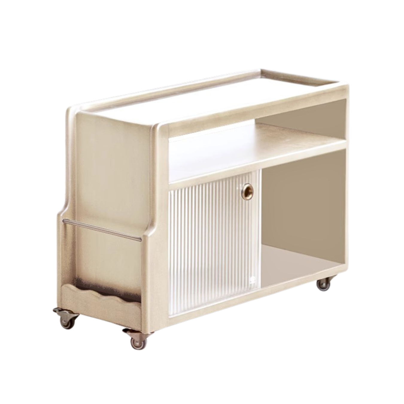 out of stock 27.9x11.4x19.9 inch/ 71x29x50.5cm/ Warm white color/ Poplar solid wood moving side table