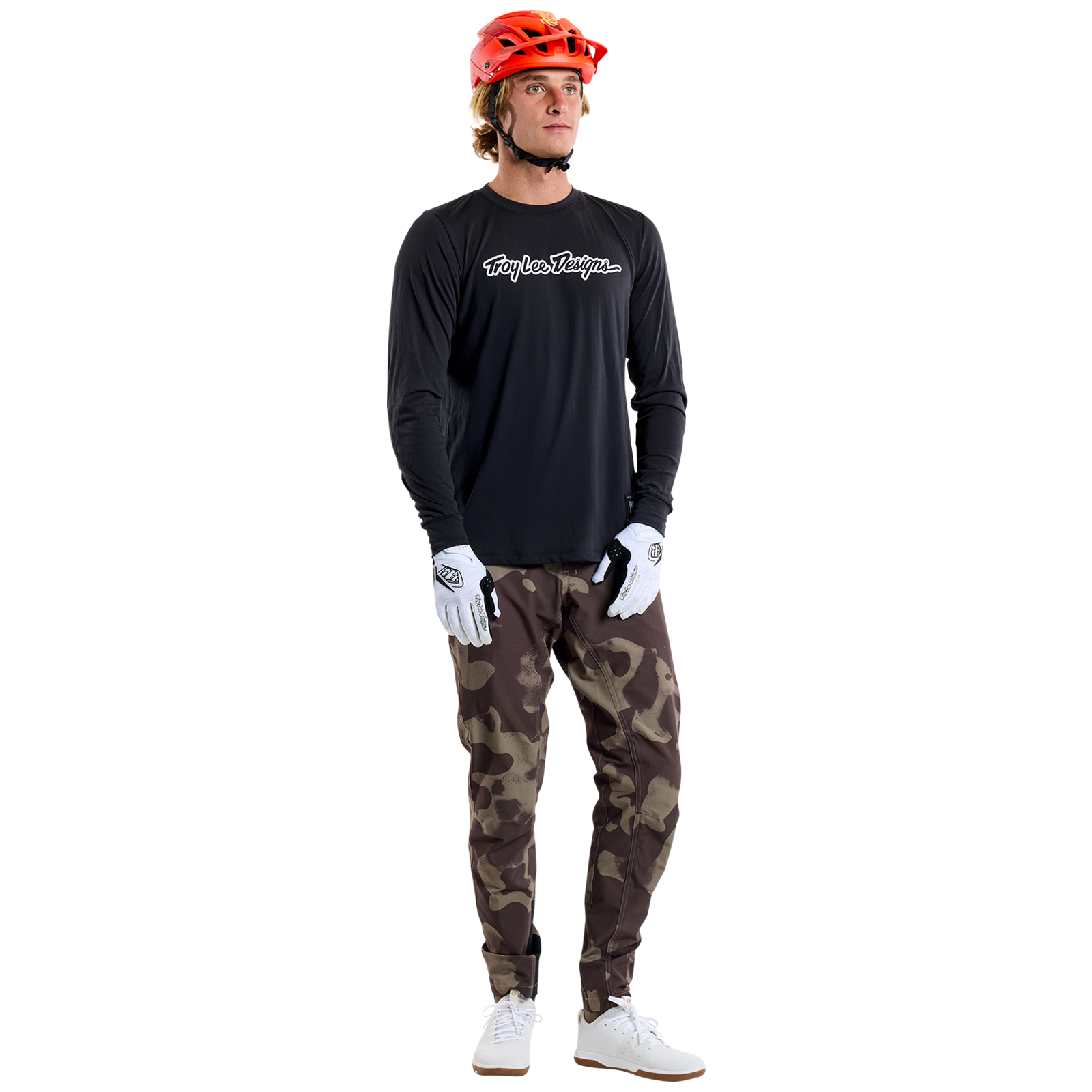 Skyline Long Sleeve Ride Tee - Signature Black - Premium Motorcycle Riding Shirt for Men - Perfect for Road Trips & Adventure Tours