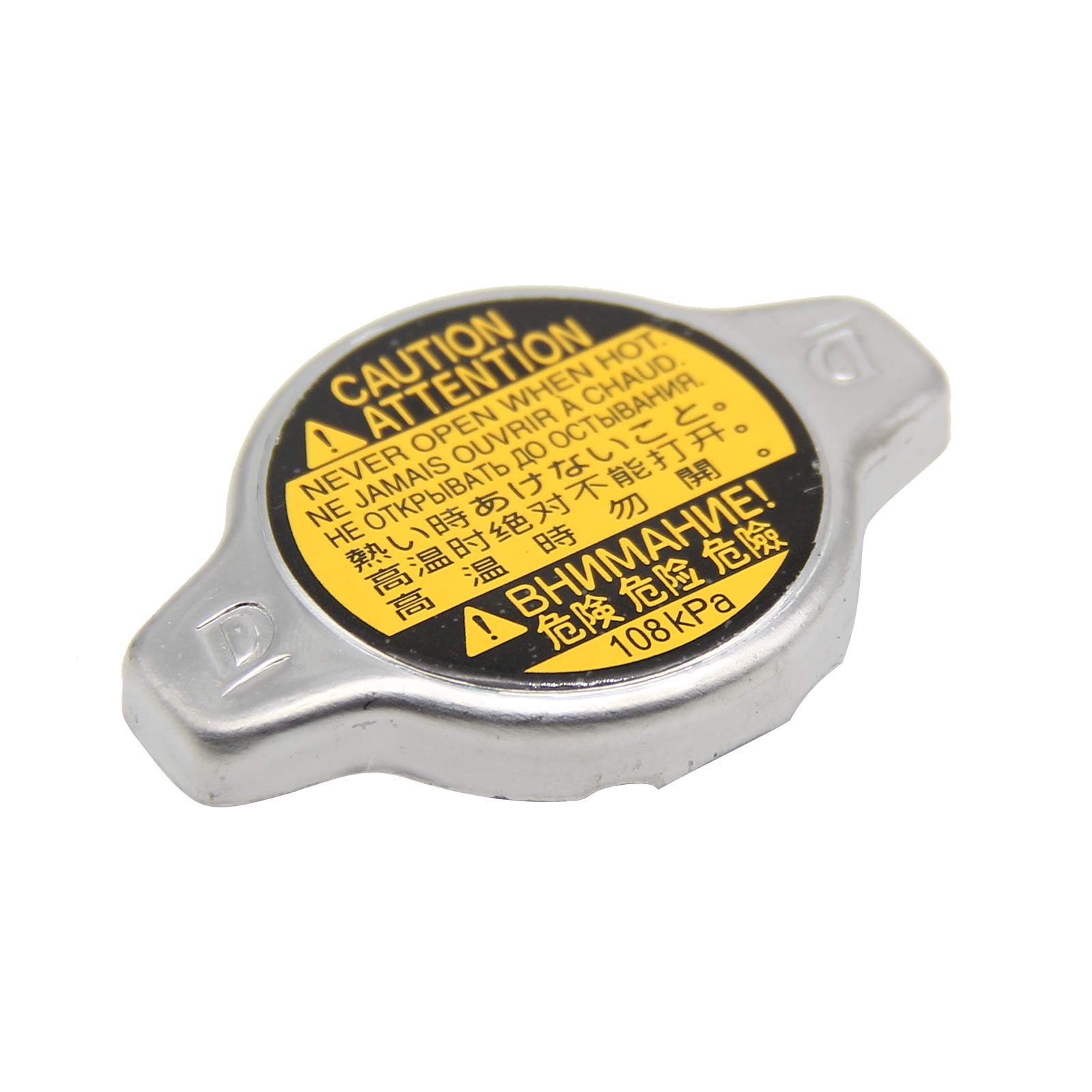 16401-31520 Radiator Cap Replacement for Toyota Avalon, Camry, Echo, Highlander, Prius C, Sequoia, Sienna, Solara, Tundra, Venza, Yaris, ES300h, ES350, GS300, GS430, IS300, LS430, RX300, SC430 - High Pressure Cooling System Accessory for Engine Protection & Overheating Prevention