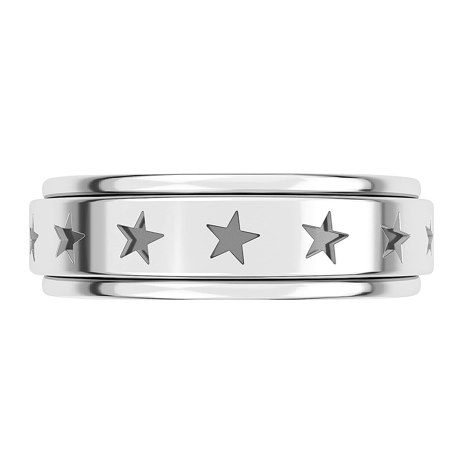 925 Sterling Silver Spinner Ring for Stress Relief - Handmade Boho Meditation Jewelry for Women & Men | Unique Oxidized Tribal Design - Perfect for Anxiety Relief, Yoga & Mindful Gifting