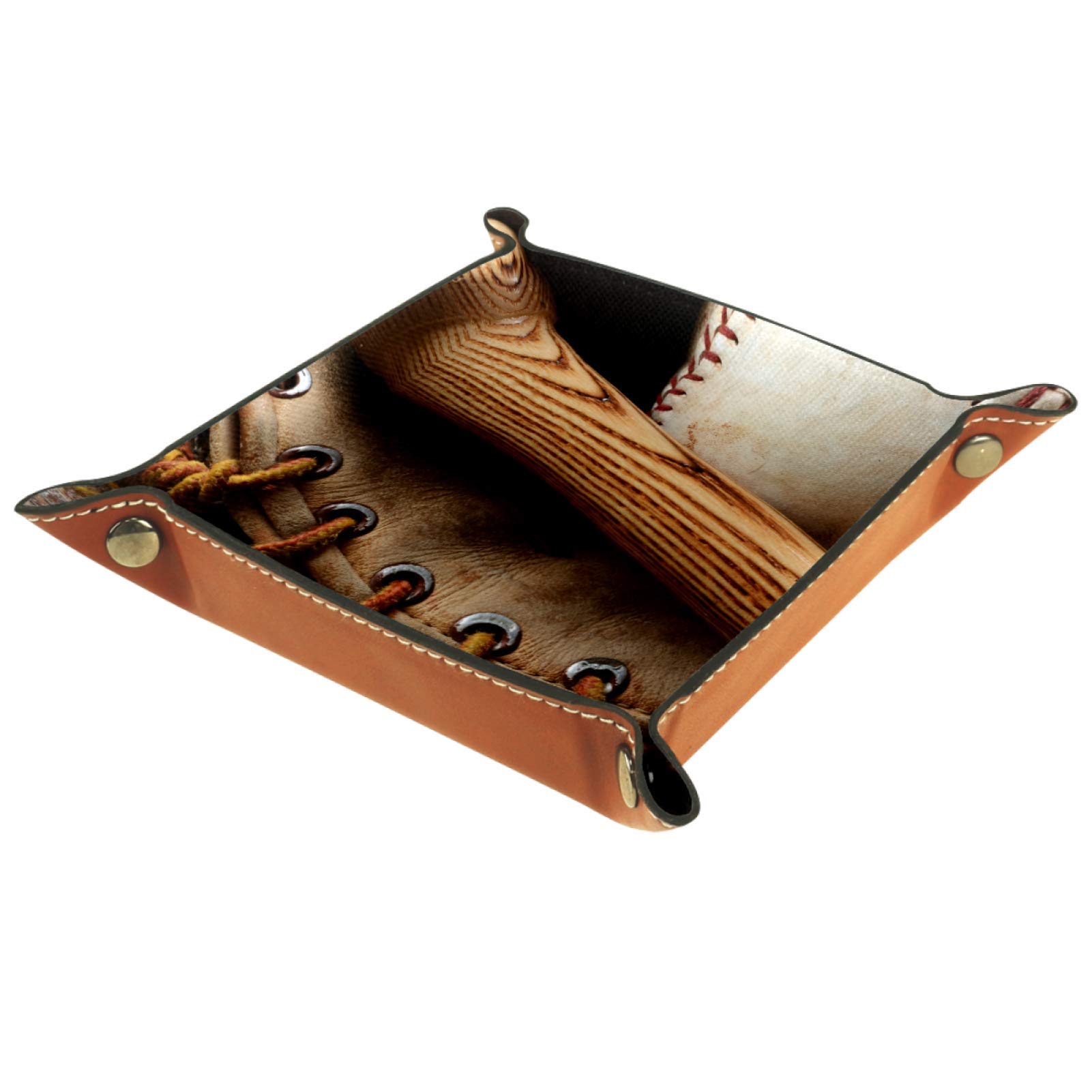Premium PU Leather Folding Dice Tray - Portable Dice Rolling Tray for RPG, D&D, Board Games & Tabletop Gaming | Perfect for Game Nights, Travel & Baseball Scorekeeping
