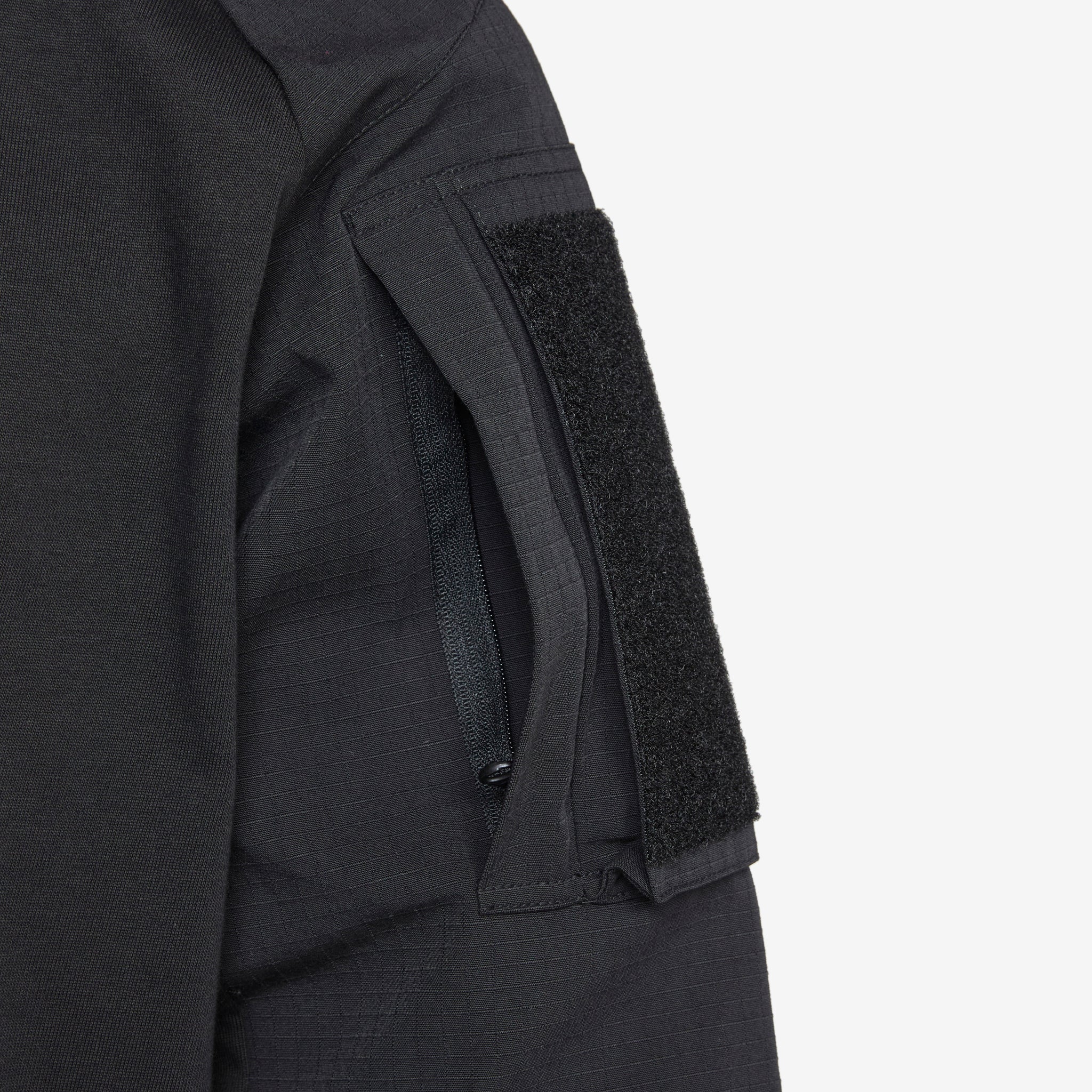 Tactical Half Zip Black Jacket - Lightweight, Breathable & Durable for Outdoor Adventures, Hiking & Military Use