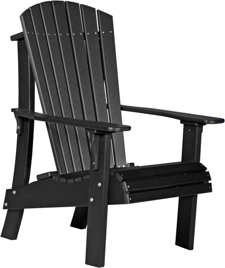 Premium Adirondack Chair - Heavy Duty Outdoor Patio Furniture, All-Weather Resin Wicker, Comfortable Lounge Chair for Garden, Poolside, Deck, and Backyard Relaxation