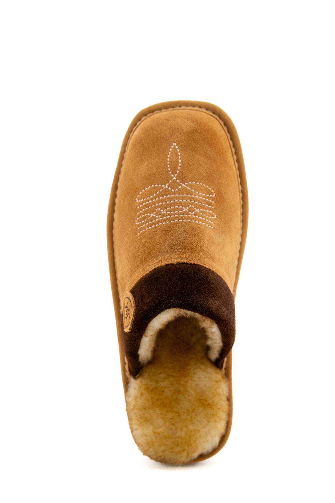 Ariat Men's Silversmith Suede Slippers - Comfortable Indoor/Outdoor House Shoes for Relaxing at Home, Lounging & Errands