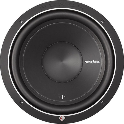 Rockford Fosgate P1S410 10-Inch 4-Ohm Car Subwoofer - Powerful Bass for Trucks, SUVs & Custom Audio Systems | Perfect for Music Lovers & Car Enthusiasts