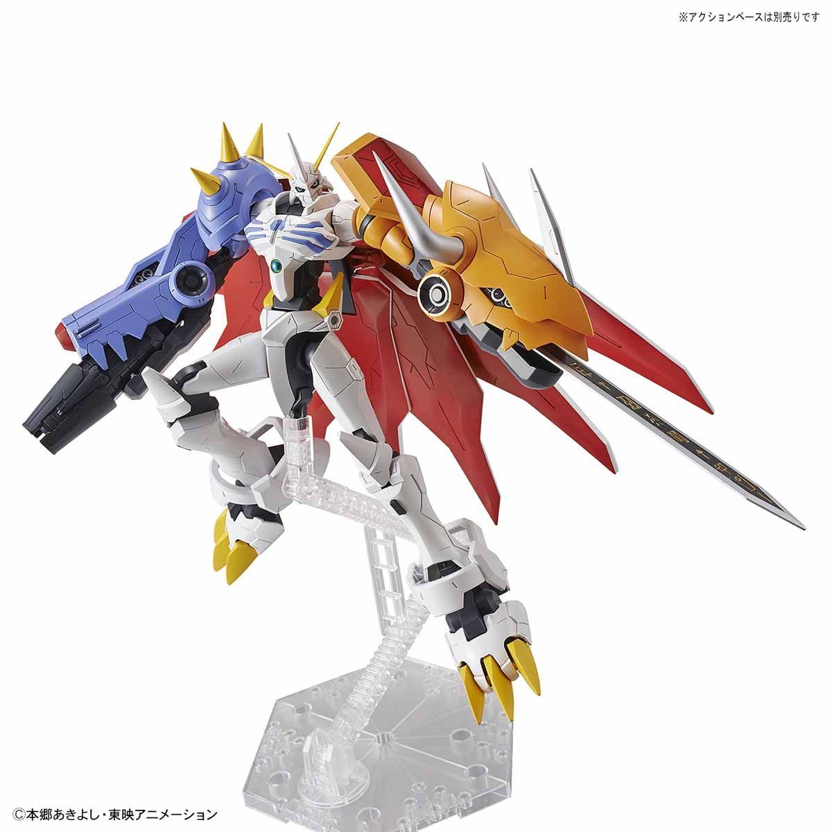 Figure-rise Standard Digimon Adventure Omegamon (Omnimon) Amplified Model Kit - Buildable Action Figure for Collectors & Anime Fans | Perfect for Display, Gifts & Cosplay Props