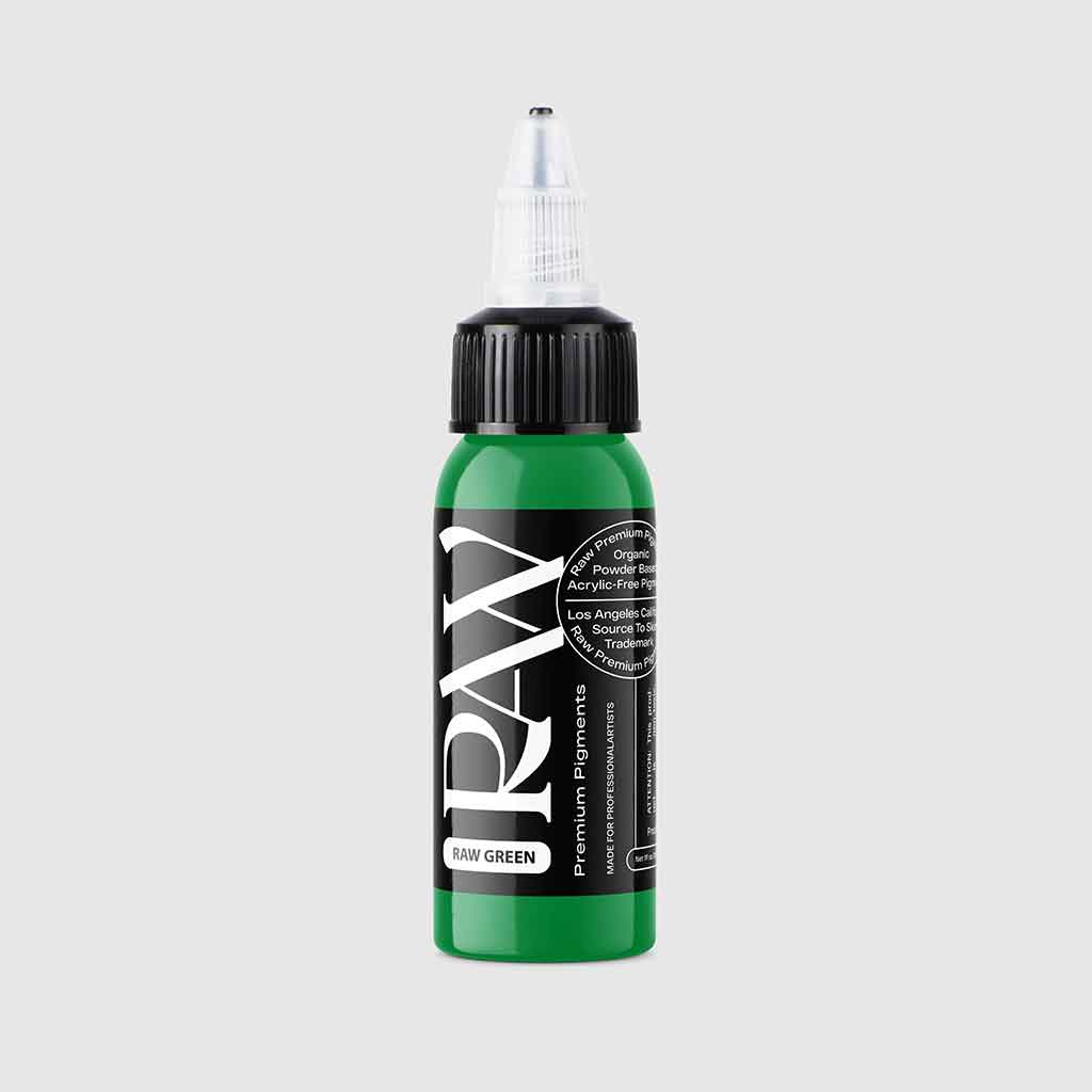 Raw Green RAW Pigment - Natural Cosmetic & Soap Making Powder for DIY Beauty, Art Supplies, and Organic Skincare