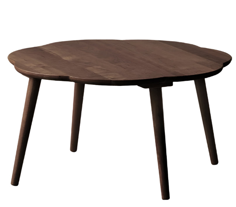 Premium Black Walnut & Cherry Solid Wood Coffee Table - Handcrafted Rustic Modern Living Room Centerpiece for Home Decor