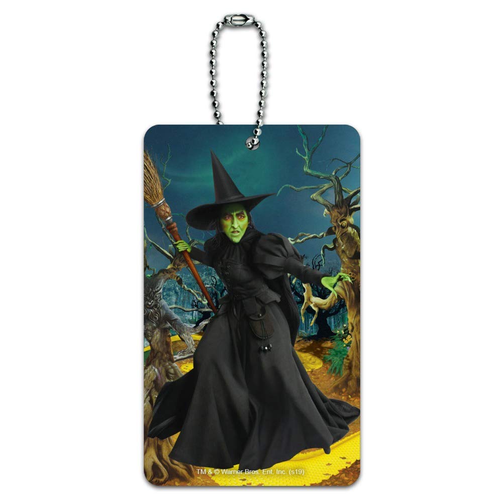 Wizard of Oz Wicked Witch Character Luggage Tag - Durable Suitcase ID Card for Carry-On Bags - Perfect for Travel, Cosplay & Themed Events