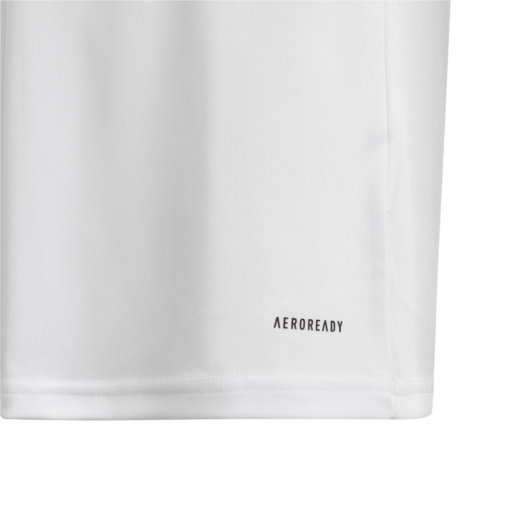Adidas Youth Squadra 21 Soccer Jersey - White - Breathable Performance Shirt for Kids & Teens - Perfect for Training, Matches & Team Sports
