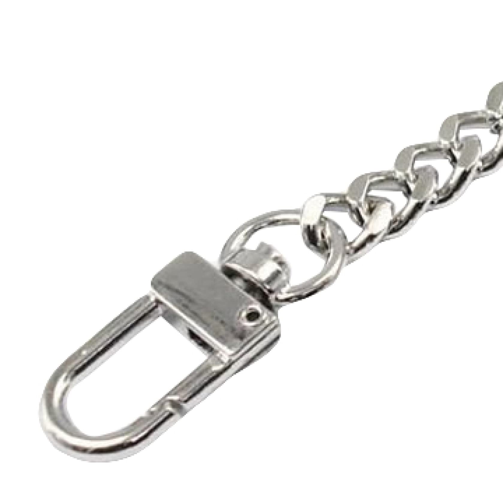 7.5mm Stainless Steel Purse Replacement Chain Strap with Metal Buckles - Adjustable Shoulder Strap for Handbag, Crossbody Bag & Tote (Fashion Accessory for Women's Daily Use & Special Occasions)