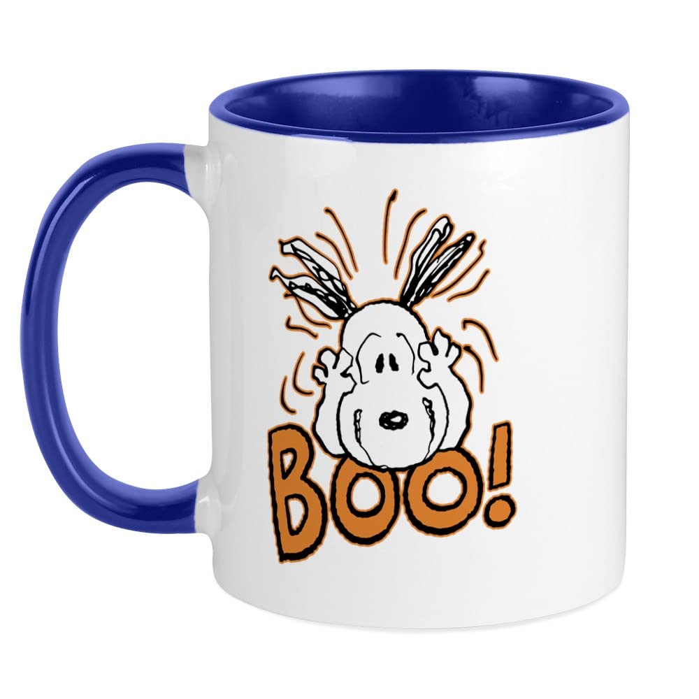 Peanuts Halloween Ceramic Coffee Mug 11 oz - Snoopy & Charlie Brown Themed Tea Cup for Coffee, Hot Chocolate - Perfect for Halloween Parties, Office Gifts & Cozy Fall Mornings