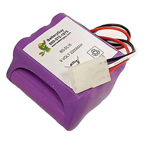 884950 Door Lock Replacement 9V 2200mAh Alkaline Battery - Long Lasting Power for Smart Locks, Security Systems & Home Automation Devices