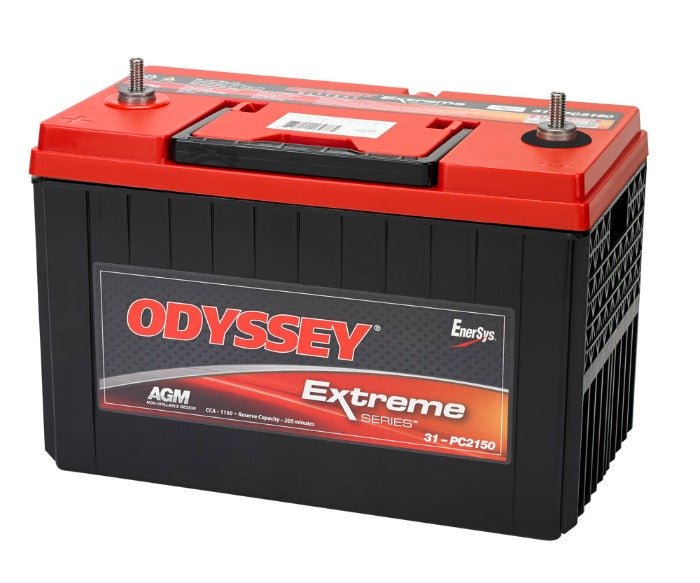 Odyssey PC2150 ODX AGM31 Battery - Group Size 31, 12V, 1150CCA - Perfect for Marine, RV, and Off-Grid Power Applications