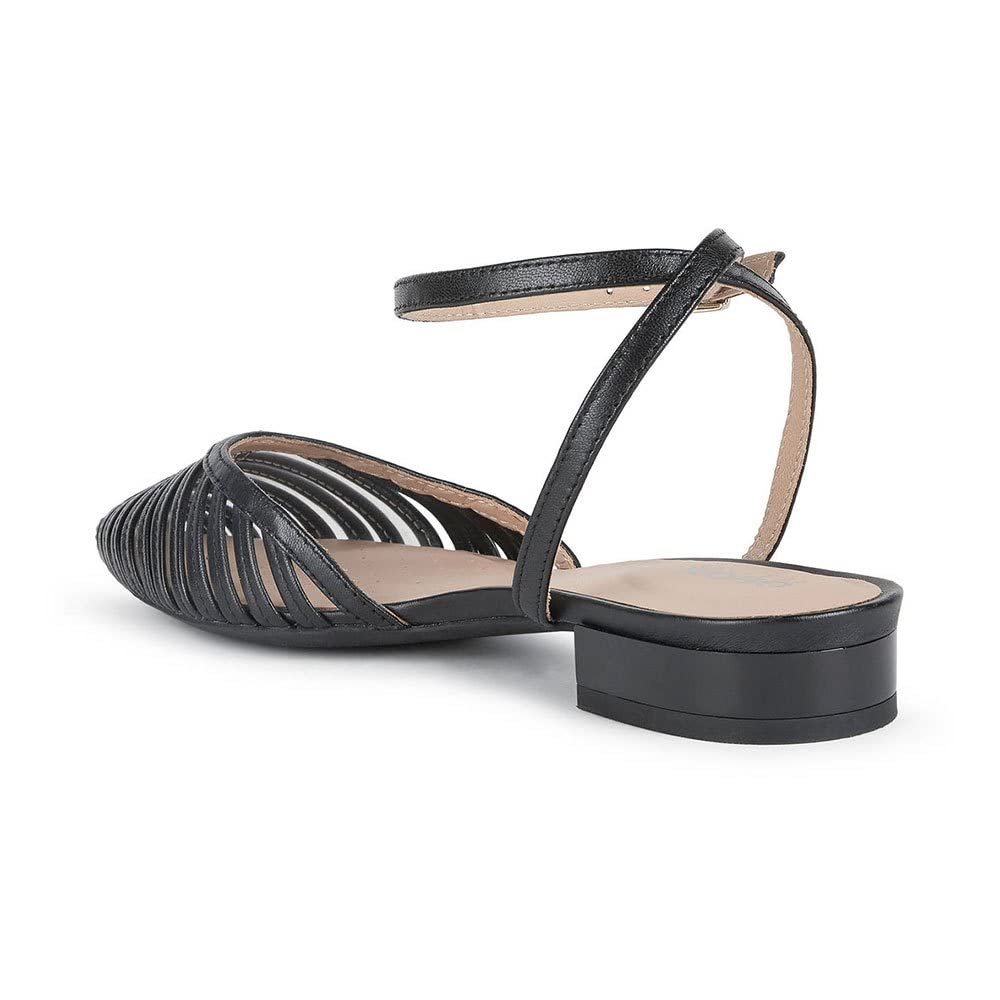 Geox Women's Charyssa A Pointed Toe Ballet Flats - Comfortable & Stylish Shoes for Work, Office & Casual Wear