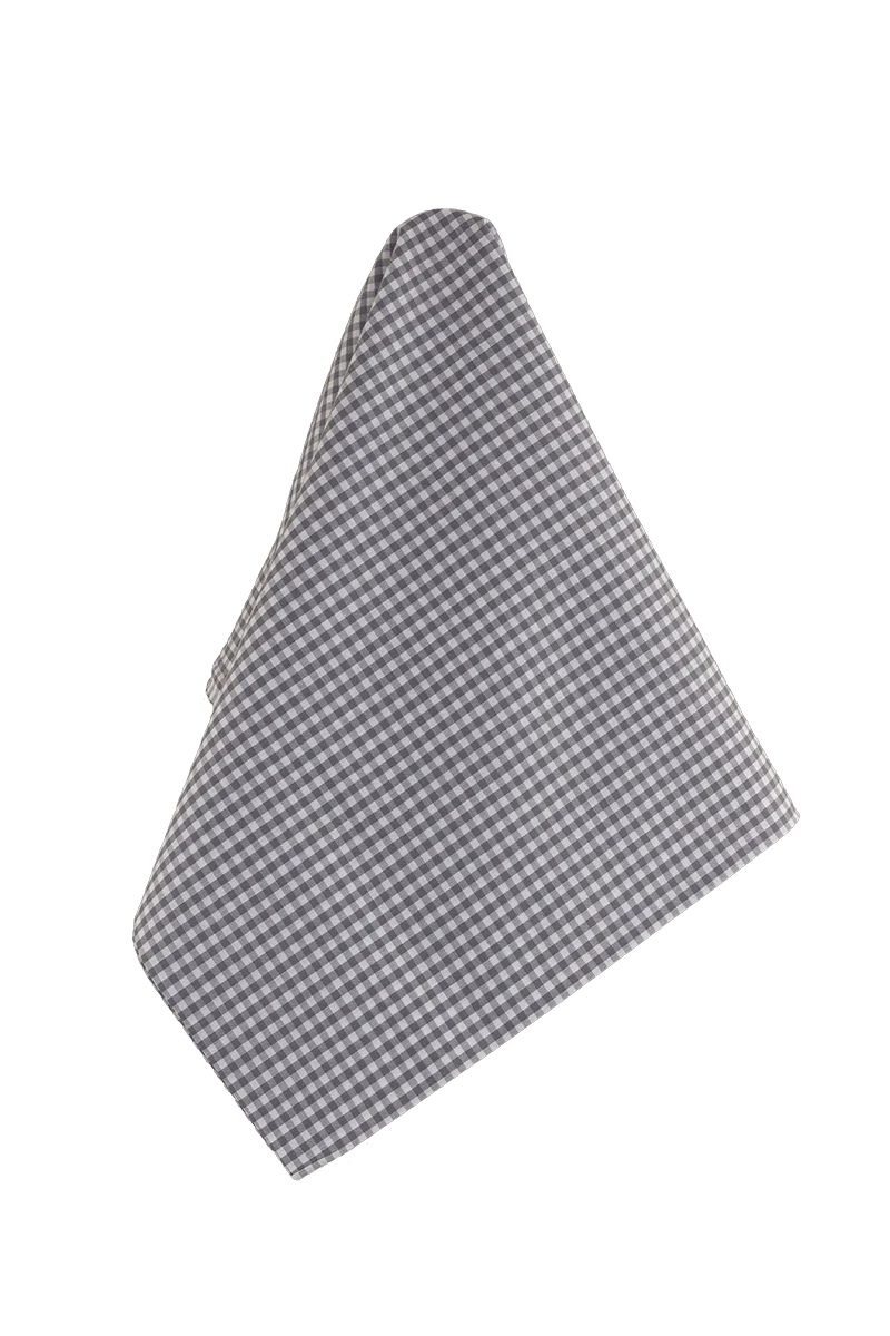 Japanese Yard Dyed Cotton Gingham Grey Fabric - Premium Quality for Clothing, Quilting & Home Decor Projects