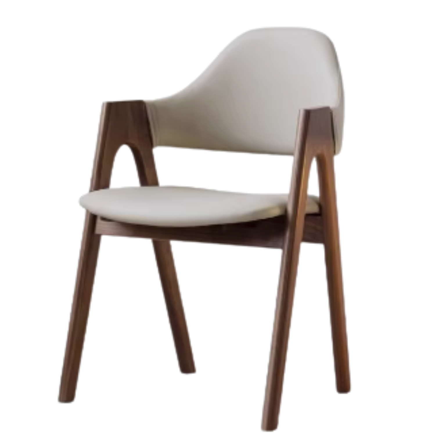 out of stock 20.9x21.7x31.5 inch/53x55x80сm/ Rich dark walnut color/ 2 pcs Black walnut armchair Pure Gray