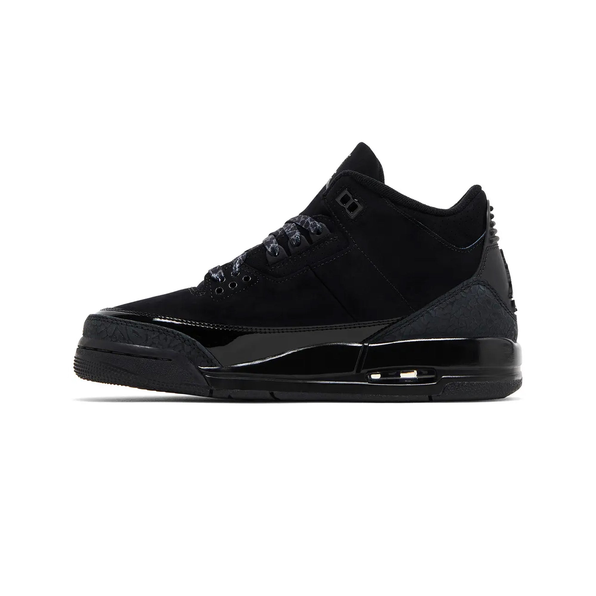 Air Jordan 3 Retro 'Black Cat' GS Sneakers (2025) - Men's Basketball Shoes for Streetwear & Casual Style