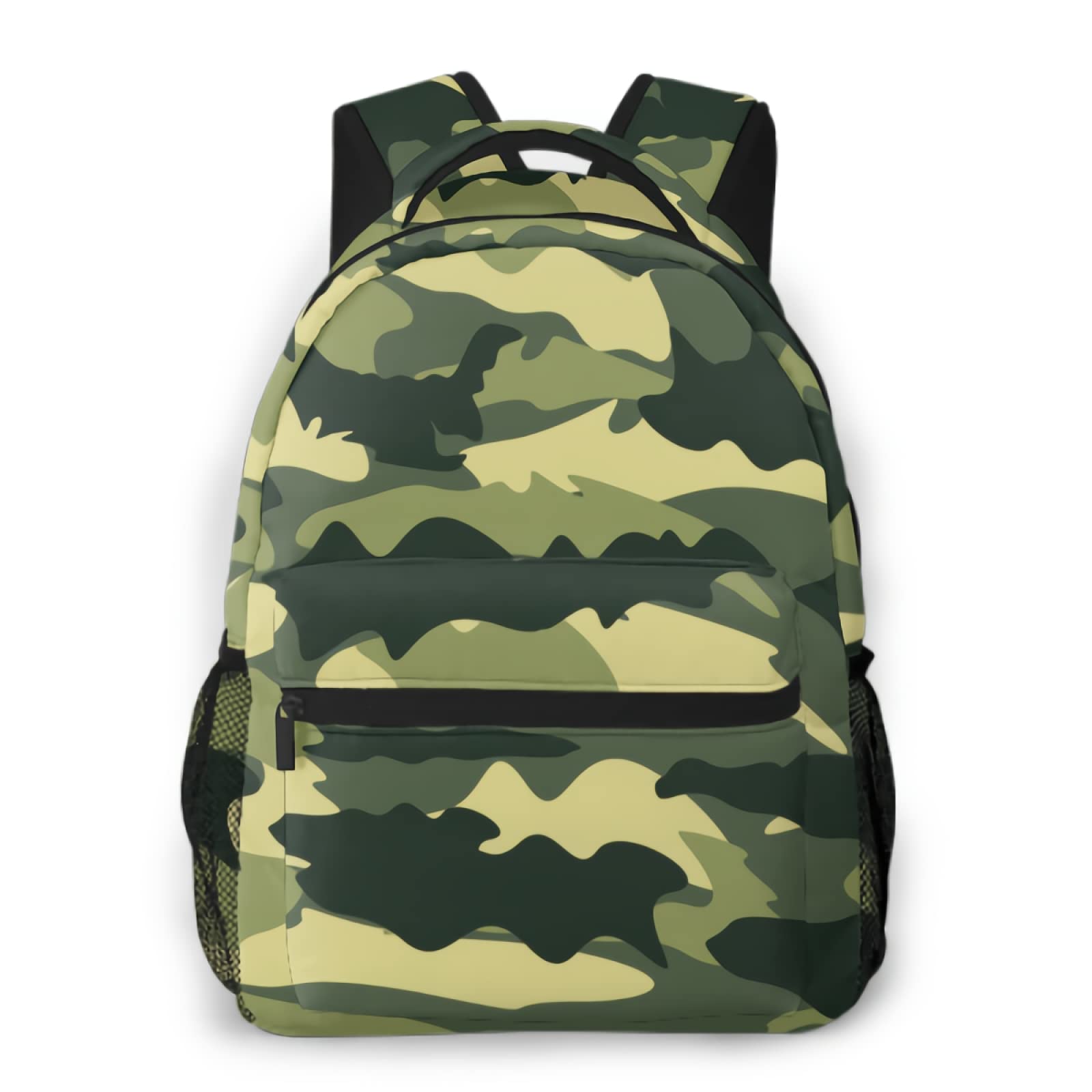 Tactical Camouflage Backpack - Lightweight Mesh Military Rucksack for Hiking, Camping & Outdoor Adventures - Durable Unisex Army Backpack for Men & Women