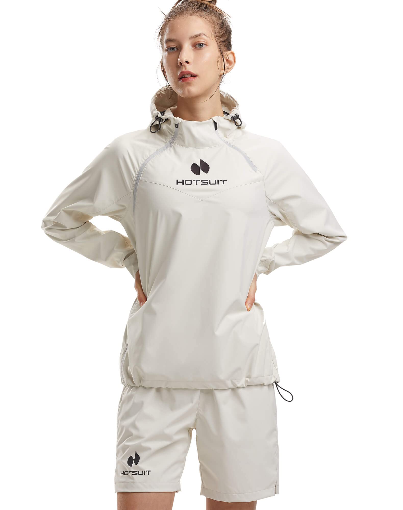 HOTSUIT High-Tech Non-Rip Women's Sauna Suit - Machine Washable Sweat Jacket & Pants for Fat Burning Workouts (Sizes S-3XL) | Perfect for Weight Loss, Cardio, and Post-Workout Recovery