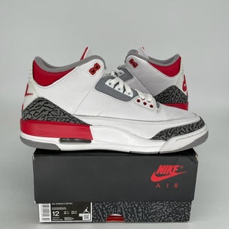 Original: AIR JORDAN 3 FIRE RED SIZE 12 DN3707 160   Optimized: Authentic Air Jordan 3 Retro 