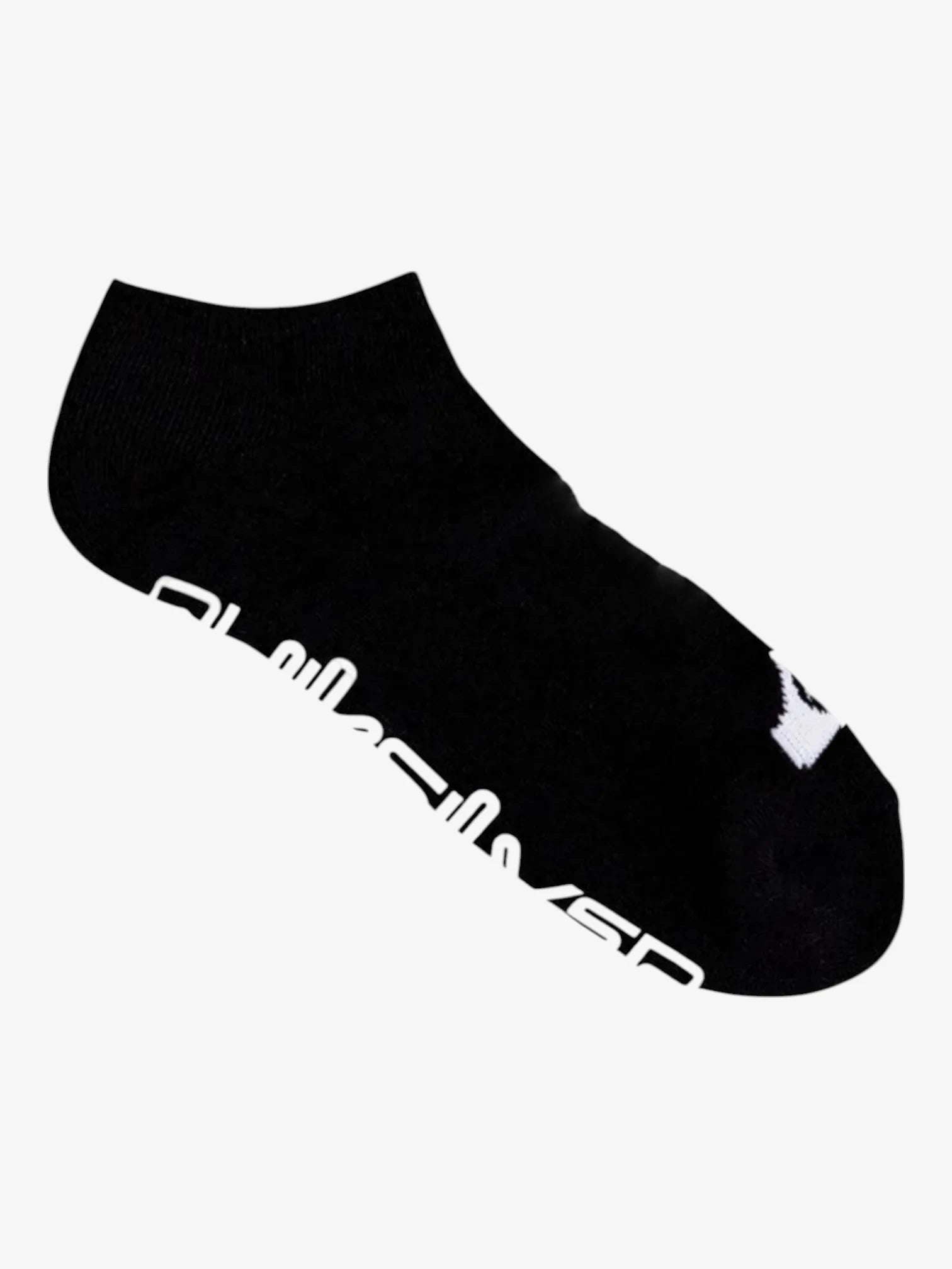 Quiksilver No Show Socks 6-Pack for Men & Women - Black & White - Low Cut Invisible Liner Socks for Sneakers, Running & Casual Wear
