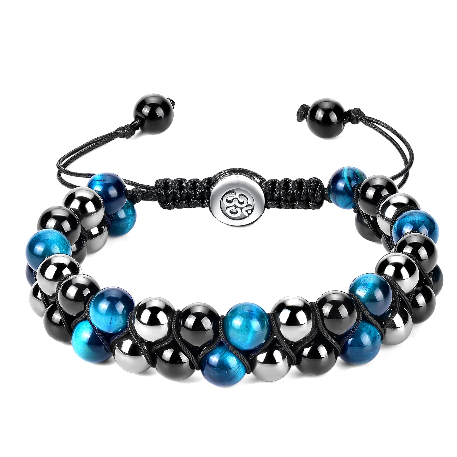 Evil Eye Protection Bracelet for Men & Women - Beaded Crystal Bracelet Brings Luck, Prosperity & Happiness - Perfect for Gifts, Meditation & Spiritual Healing