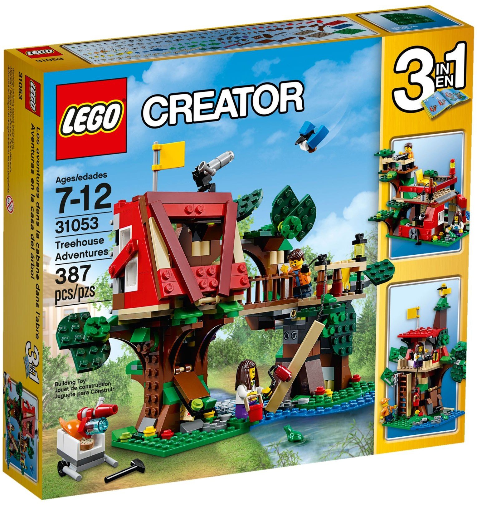 LEGO 31053 Treehouse Adventures Building Kit - Creative Construction Toy for Kids, STEM Learning, Fun Family Activity - Perfect for Birthday Gifts & Indoor Playtime