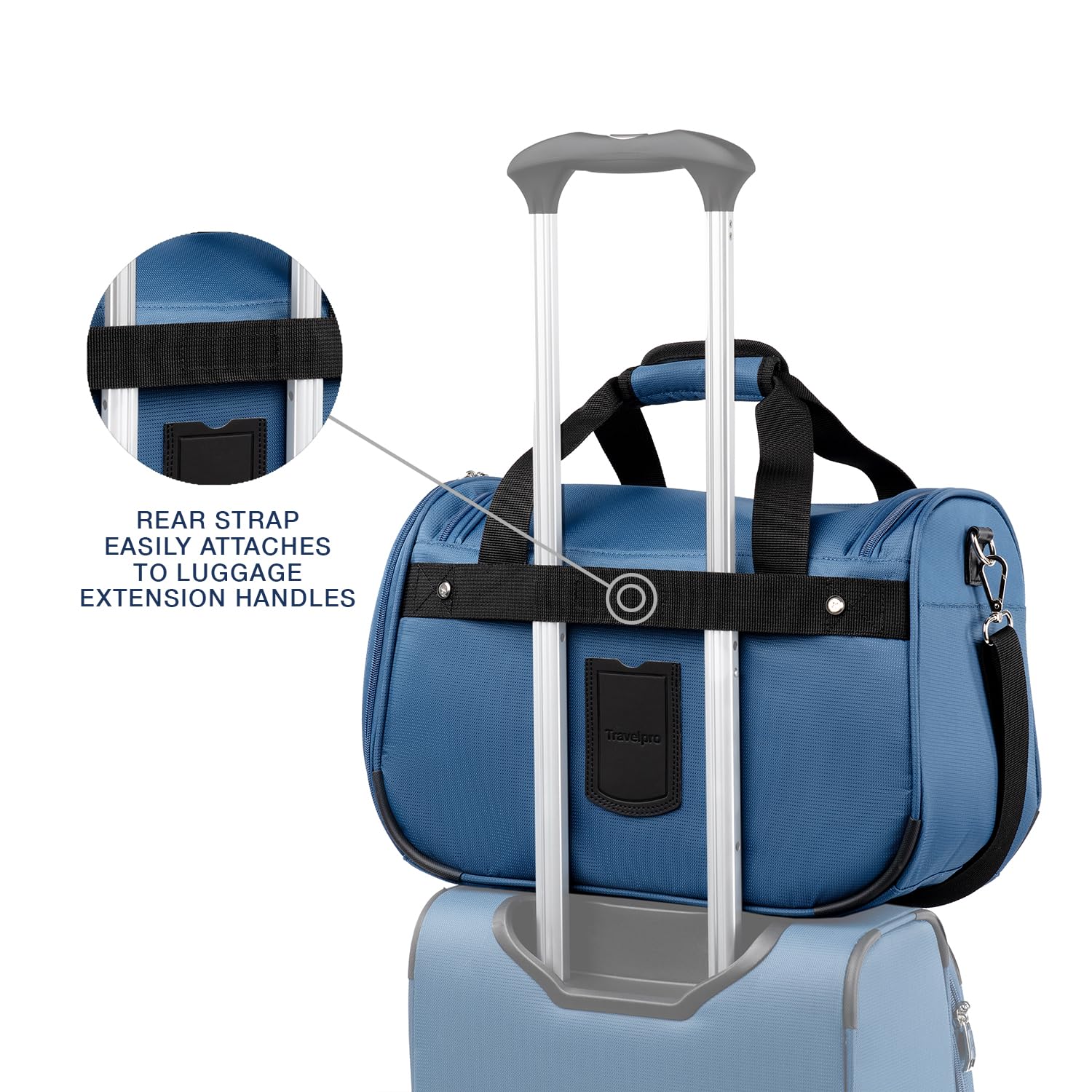 Travelpro Maxlite 5 Softside Lightweight Underseat Carry-On Travel Tote - Compact Overnight Weekender Bag for Airplane, Business Trips & Weekend Getaways
