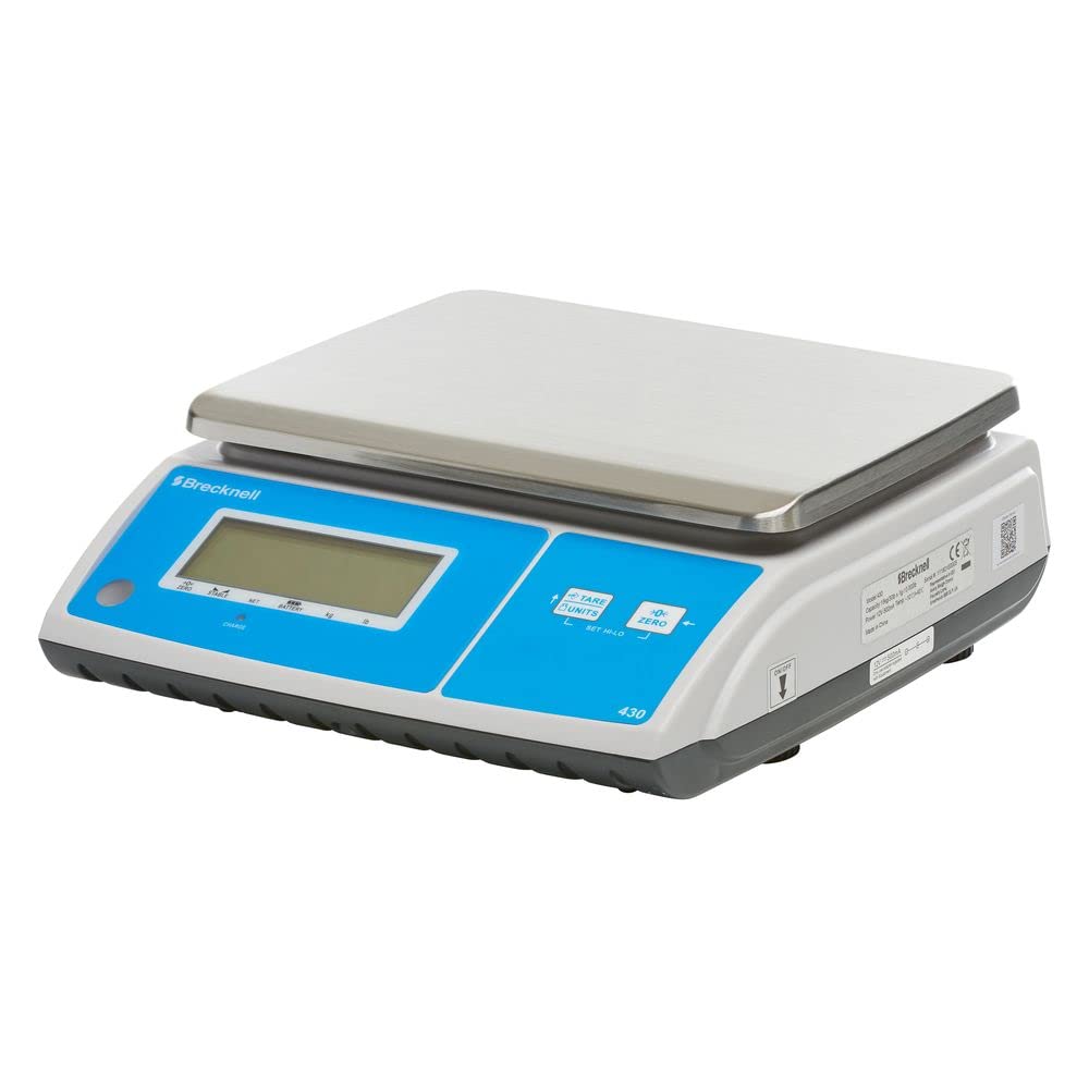 Brecknell 430-30 Digital Food Service Scale - 30 lb Capacity, 0.002 lb Precision - Perfect for Commercial Kitchens, Bakery, and Grocery Stores