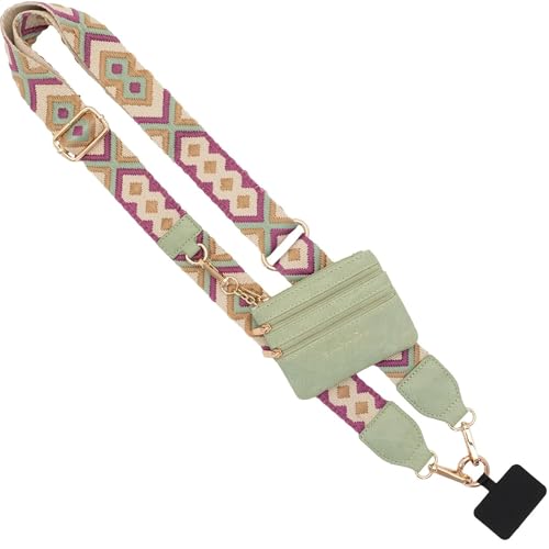 Green/Purple Pattern - Green Pouch