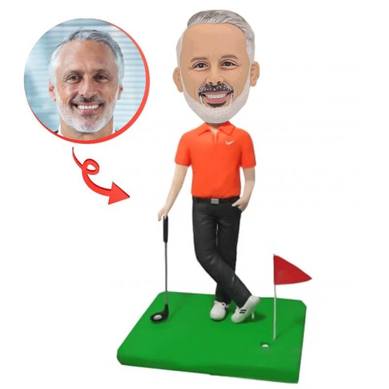 Custom Golf Bobbleheads - Personalized Golf Player Figurines | Unique Golf Gifts & Collectibles | Perfect for Golf Tournaments, Father's Day & Office Decor