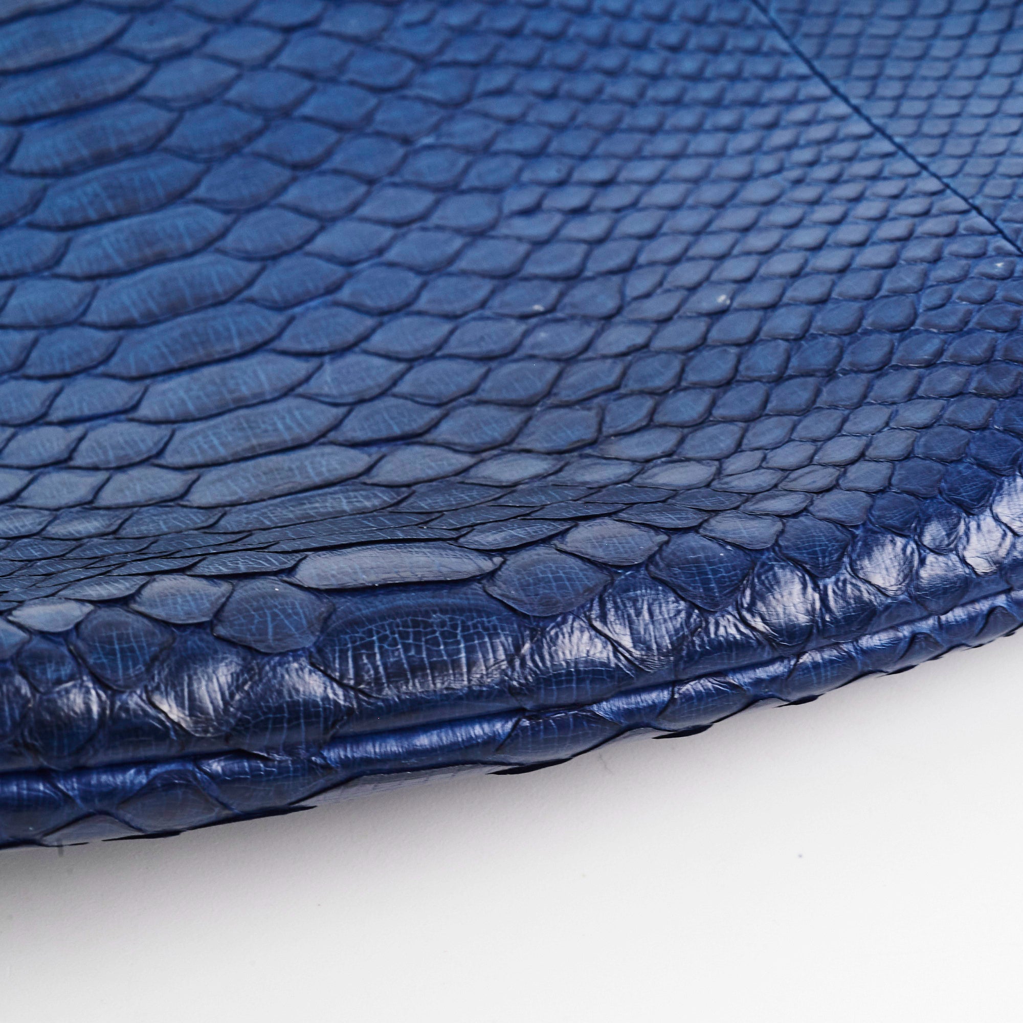Chanel O Case Medium Exotic Leather Blue Crossbody Bag - Luxury Designer Handbag for Women, Perfect for Parties, Date Nights & Travel Accessories
