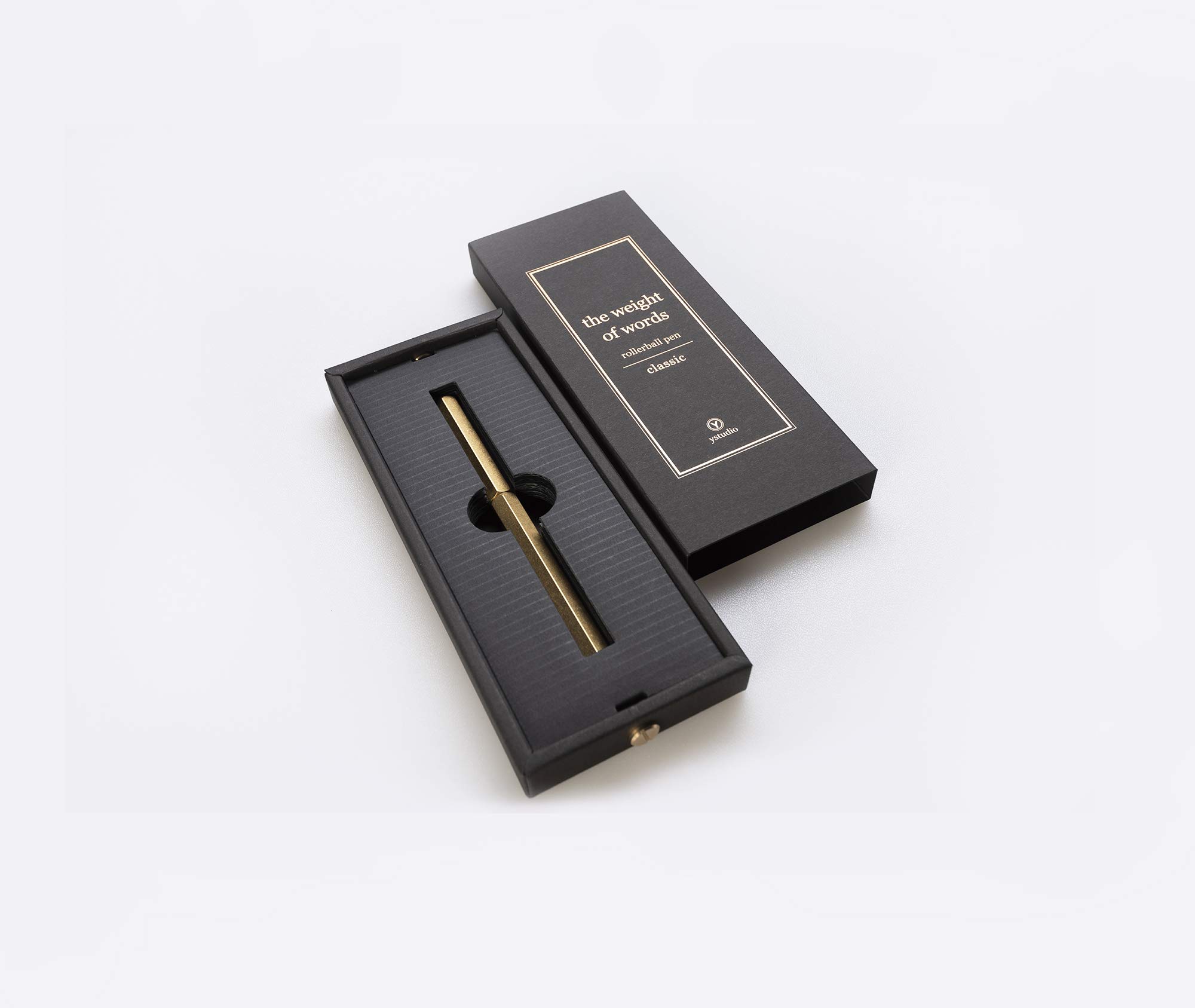 Handmade Brass Classic Rollerball Ballpoint Pen with Elegant Gift Box - Perfect for Office, Business Gifts & Writing Enthusiasts