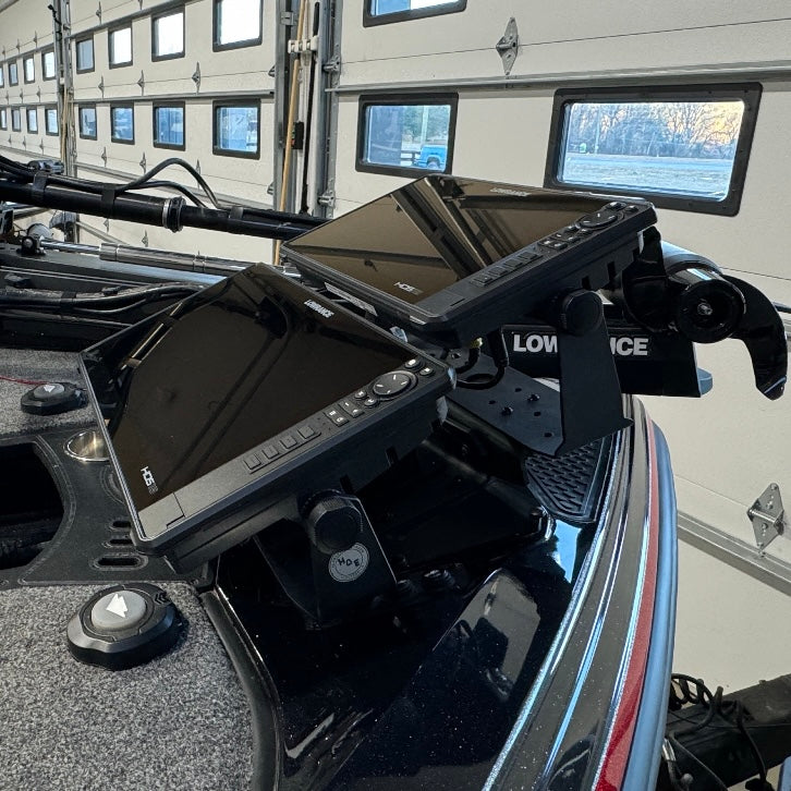 H.O.E. Dual Bow Mount System for Ranger L Z518 Z519 Z520 Z521 (2018+) - Perfect for Fishing & Boat Accessories