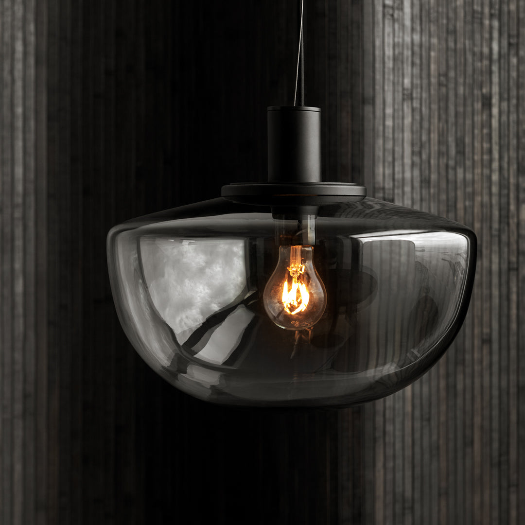 Norm Architects Bank Pendant Light - Modern Scandinavian Minimalist Hanging Lamp for Dining Room, Kitchen Island & Living Room Decor