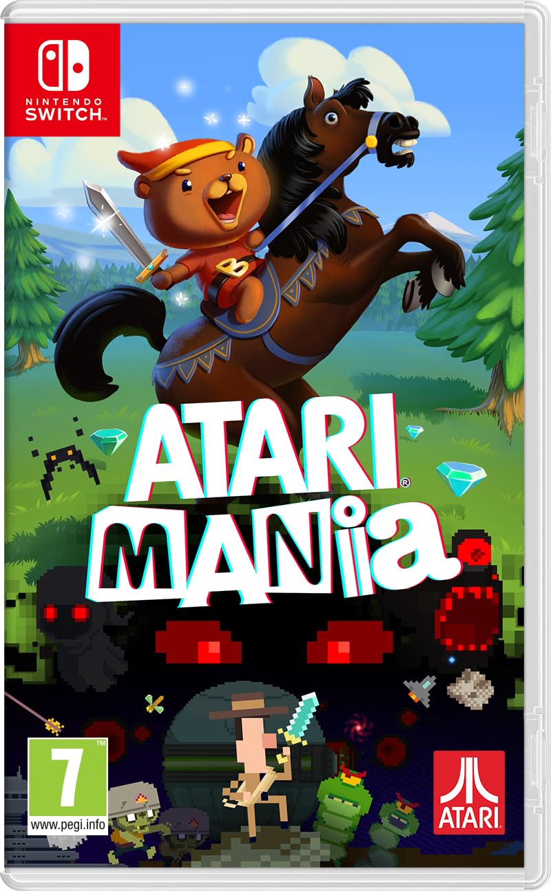 Atari Mania - Classic Retro Arcade Game for Nintendo Switch | Fun for Family & Party Gaming Nights