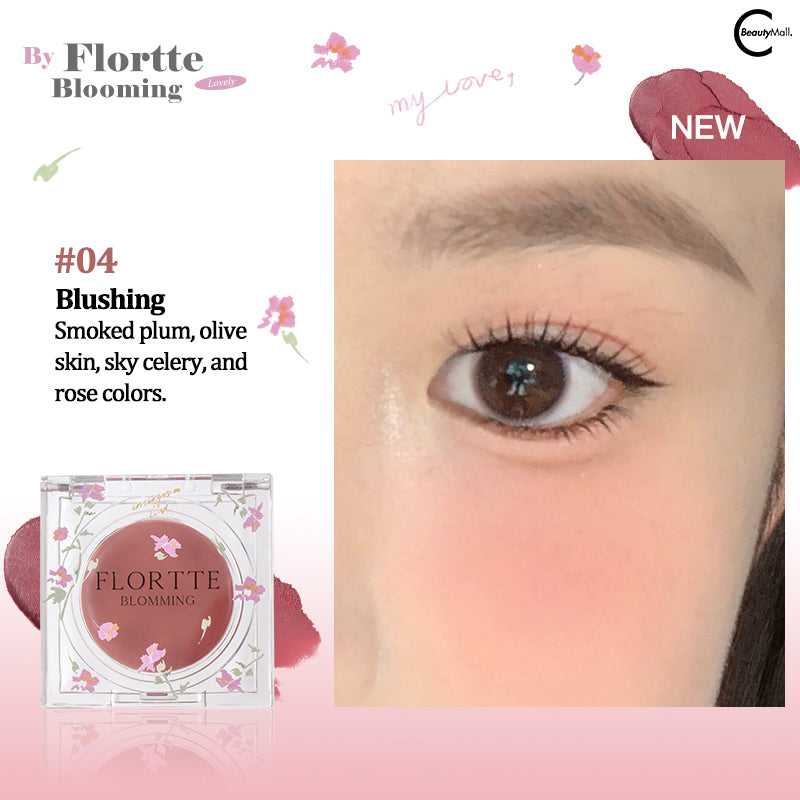 FLORTTE Narcissism Series Multi-Use Blush Balm - Creamy Cheek & Lip Tint for Natural Flush - Perfect for Everyday Makeup, Date Night & On-The-Go Touch Ups