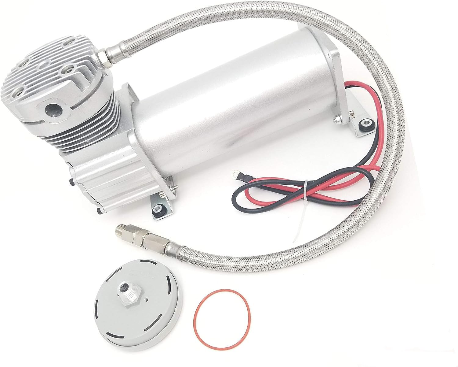 1/3HP Active Air Compact Compressor - 100% Duty Cycle for Air Ride Suspension Management - Perfect for Truck, RV & Vehicle Air Suspension Systems