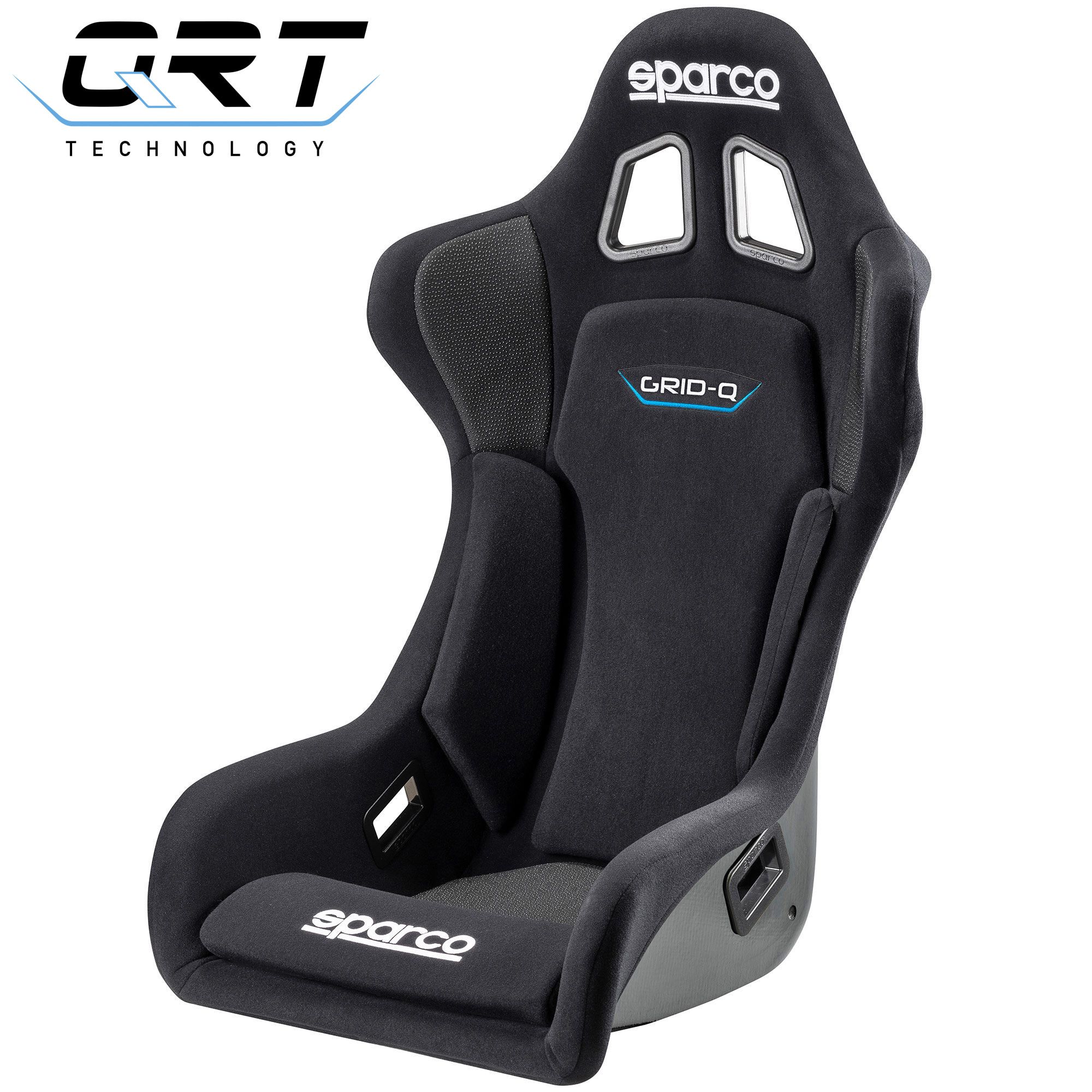 Sparco Grid Q Racing Seat - FIA QRT Certified for Motorsports & Sim Racing - Perfect for Track Days, Drifting, and Gaming Setups